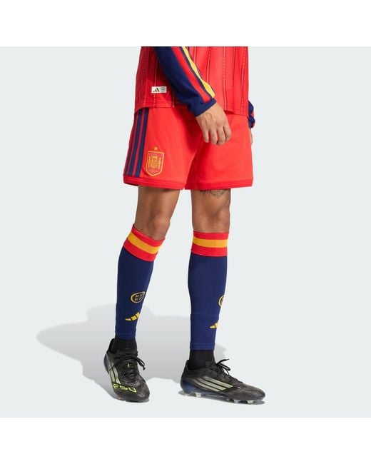 Adidas Red Spain 26 Home Authentic Shorts for men
