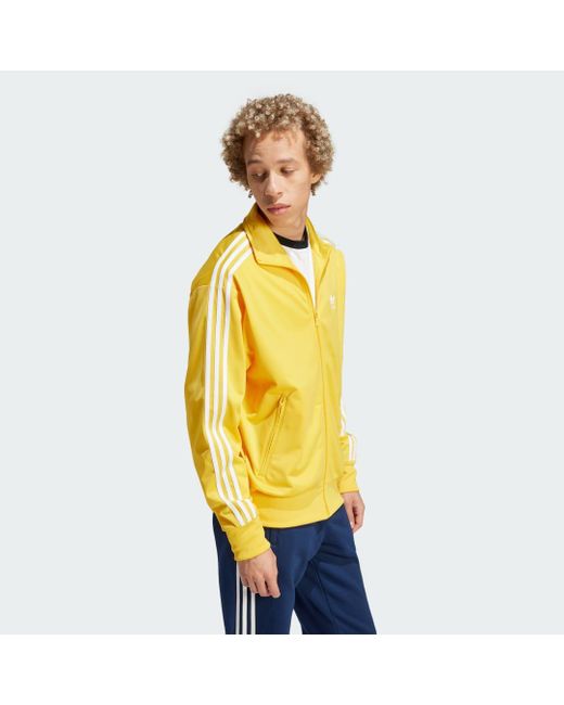 Adidas Yellow Adicolor Classics Firebird Track Top for men
