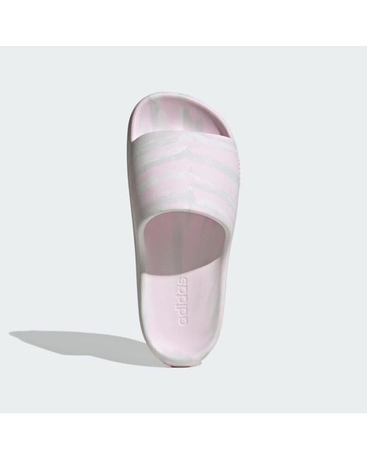 Adidas White Adilette Lumia Slides
