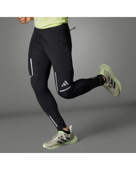 Adidas Black Ultimate Hi Vis Leggings for men