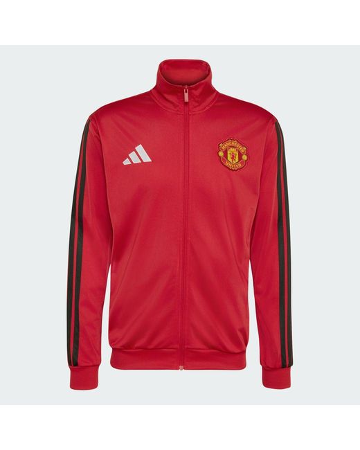 Adidas Red Manchester United Dna Track Top for men