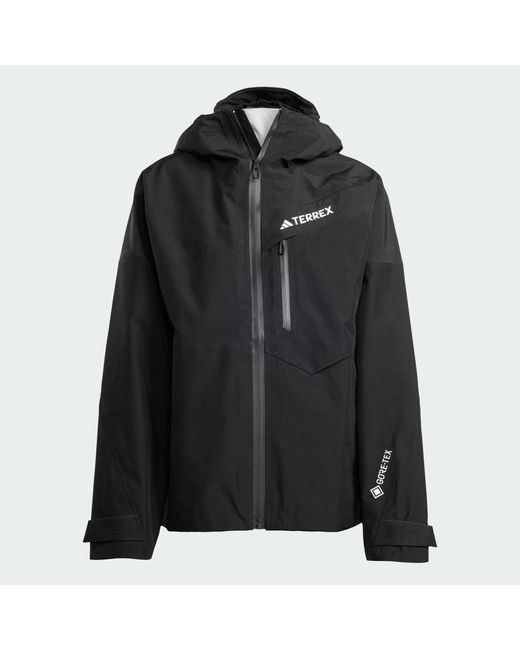 Adidas Black Terrex Techrock 3L Gore-Tex Performance Jacket