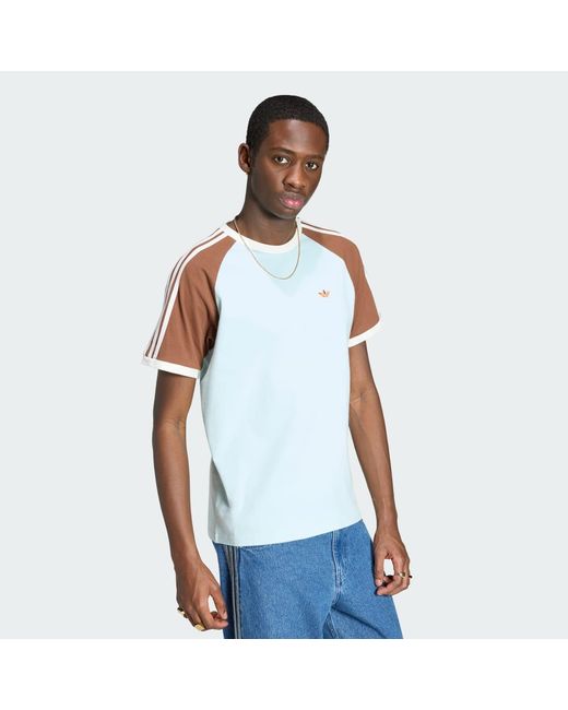 Adidas Blue Washed Cali T-Shirt for men