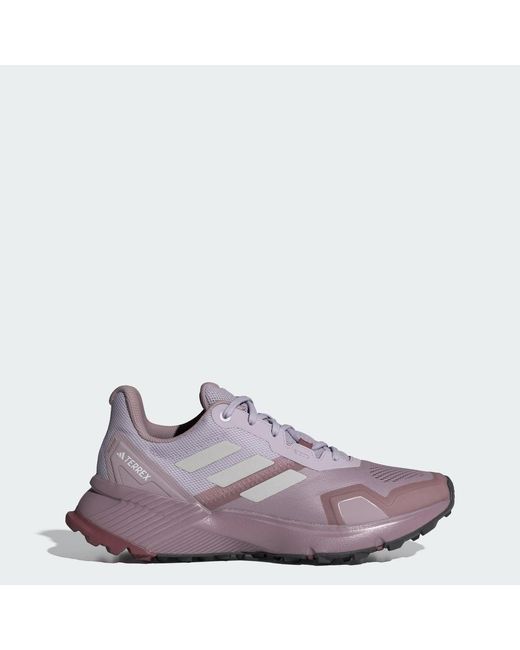 Adidas Purple Terrex Soulstride Trail Running Shoes