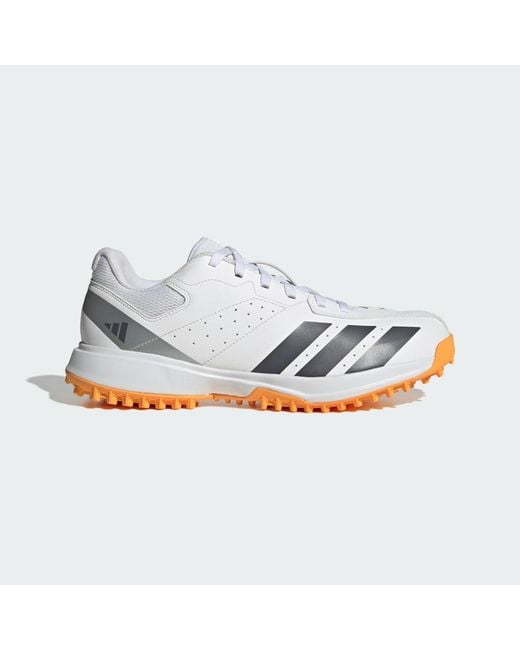 Adidas Blue Howzat Spikeless Cricket Shoes for men