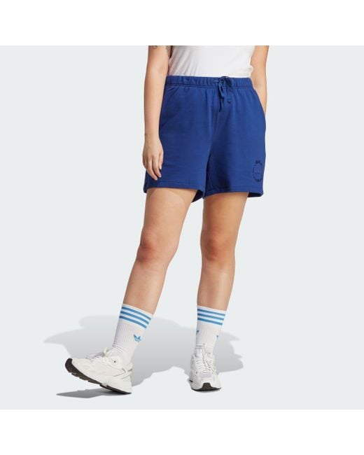 Adidas Shorts (plus Size) in het Blue