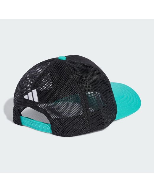 Adidas Green Mercedes-Amg Petronas Formula 1 Team Dna Flatbrim Cap
