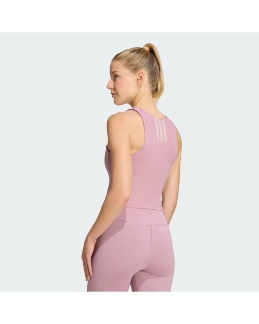 Adidas Pink All Me Tank Top