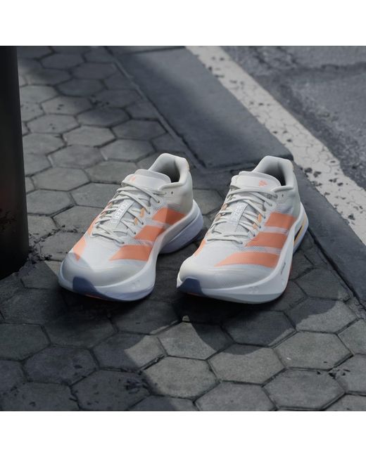 Adidas Pink Adizero Boston 13 Shoes