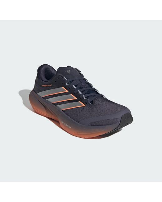 Adidas Blue Supernova Solution 3 Running Shoes for men