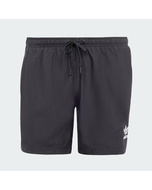 Shorts Da Nuoto Adicolor 3-Stripes Da 5 Pollici di Adidas in Blue da Uomo