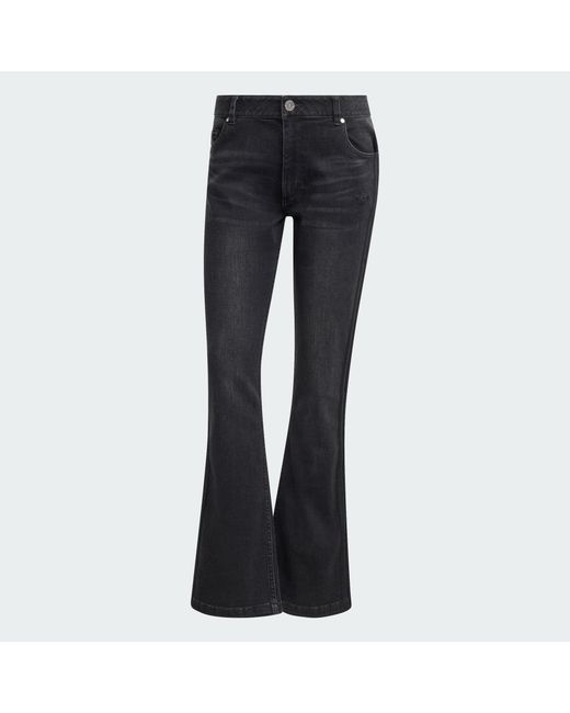 Adidas Black Adilenium Season 4 Teamgeist Slim Lr Denim Joggers