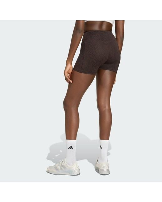 Adidas Multicolor Optimé Snake Short Leggings