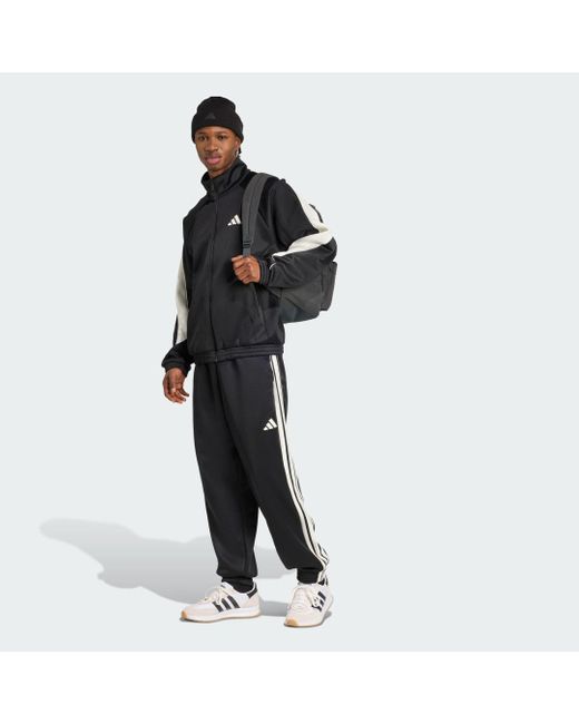 Adidas Black Stadium Track Tracksuit Bottoms for men