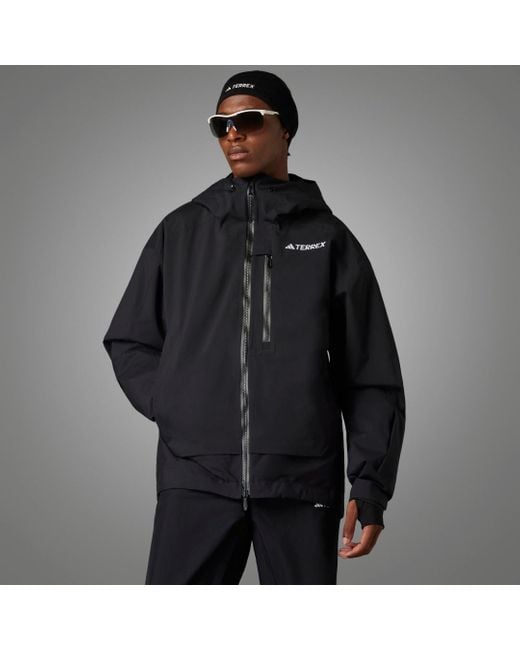 Adidas Black Terrex Xperior 2l Insulated Rain.rdy Jacket for men