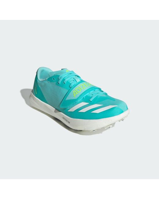 Adidas Blue Adizero Tj/Pv Track And Field Shoes