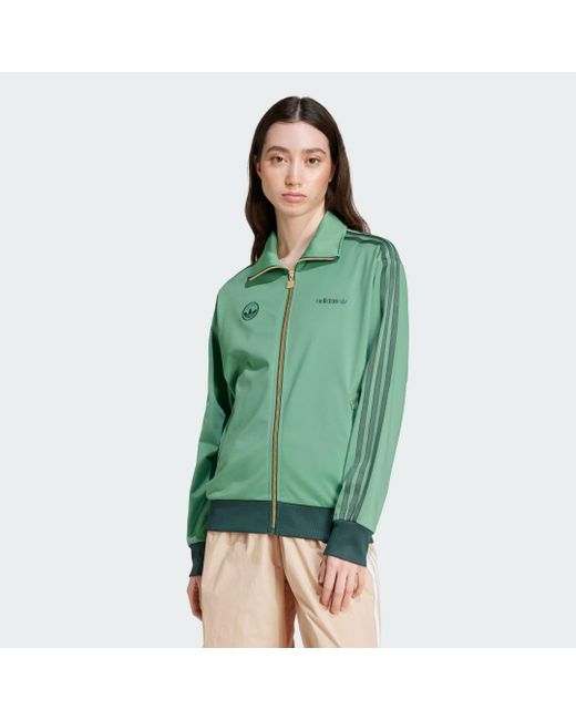 Track Top Firebird Badge di Adidas in Green