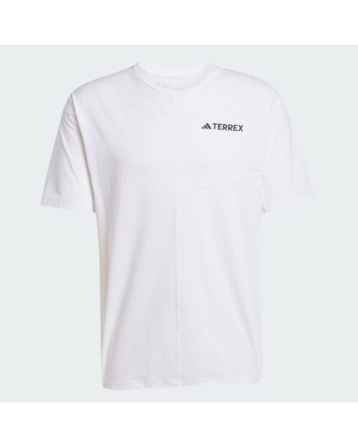 Adidas White Terrex Multi Climacool T-Shirt for men