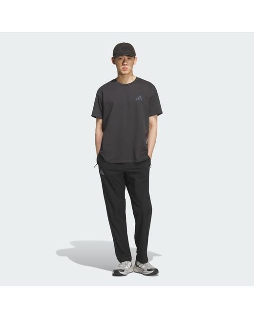 Adidas Gray Xploric Graphic T-Shirt for men