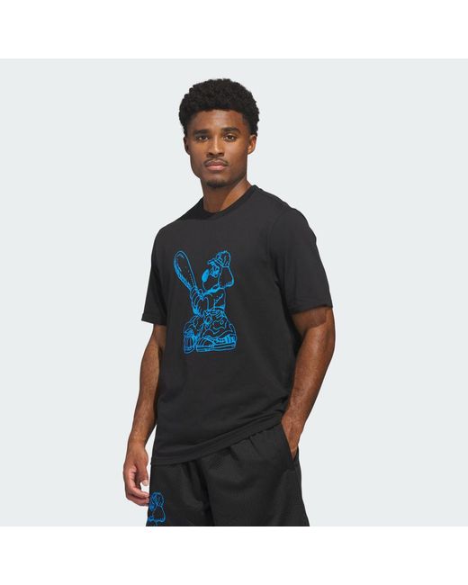 Adidas Black Skateboarding X Kogancult Dog T-Shirt