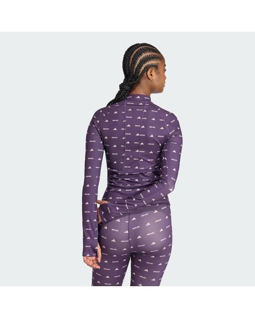 Adidas Purple X Moon Boot Tight Top