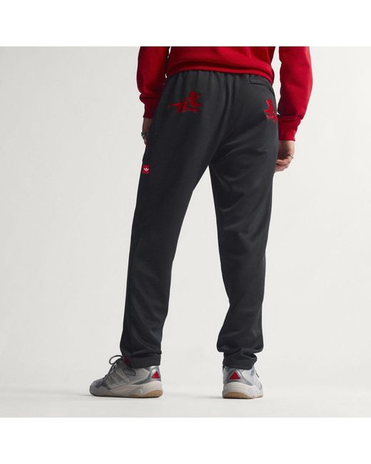 Adidas Black Arsenal Fc Places+Faces Track Pants for men