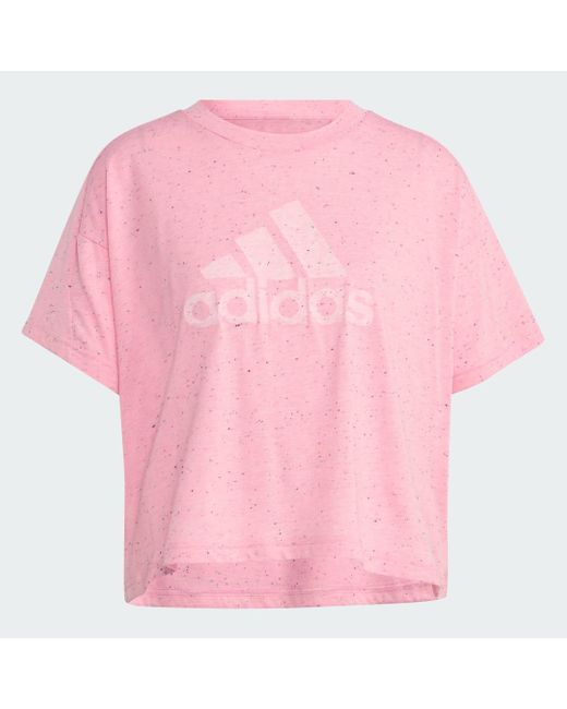 Adidas Pink Future Icons Winners T-Shirt
