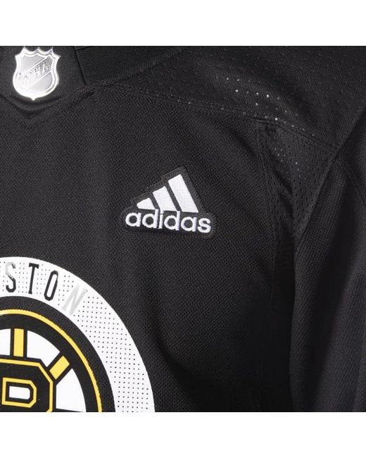 white bruins practice jersey