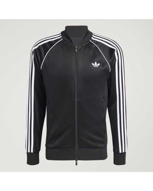 Adidas Black Sst Track Top for men