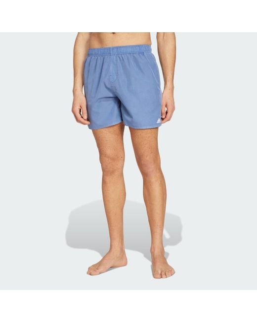 Adidas Blue Washed Out Cix Swim Shorts for men