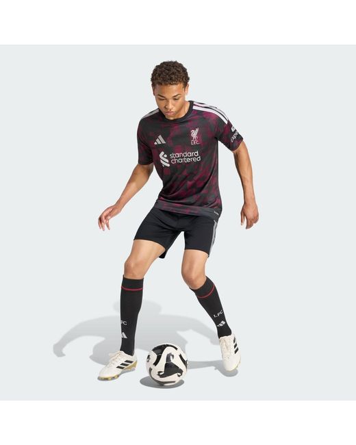 Adidas Black Liverpool Fc 26/27 Third Shorts for men