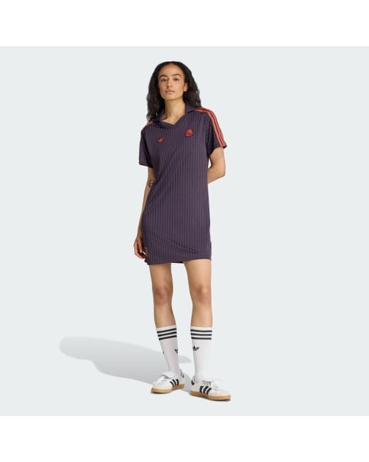 Abito Terrace Icons Fc Bayern München di Adidas in Blue