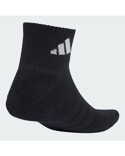 Adidas Black Cushioned Sportswear Ankle Socks 3 Pair Pack