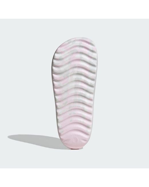 Adidas White Adilette Lumia Slides
