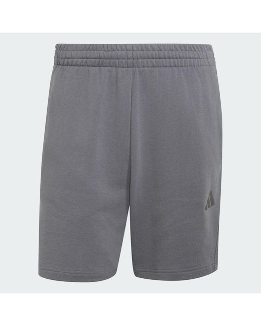 Adidas Gray Kit Small Logo Short for men
