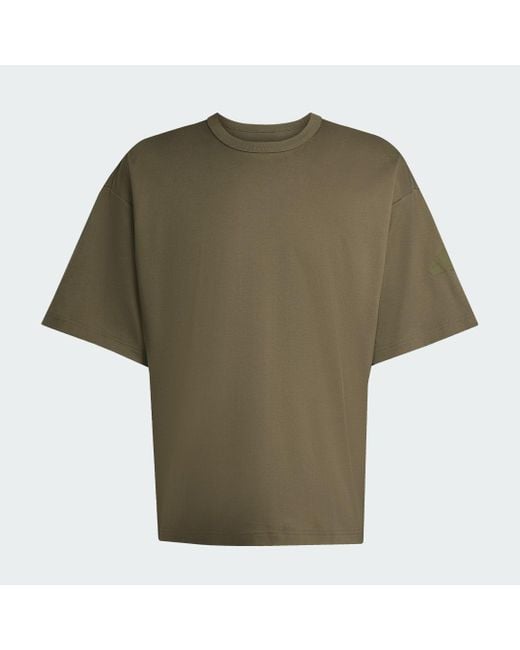 Adidas Soft Lux T-Shirt in Green für Herren