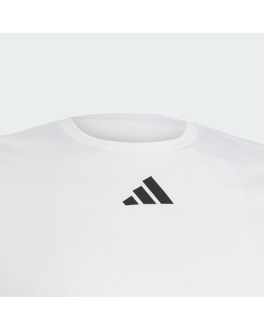 Adidas White Pregame T-Shirt for men