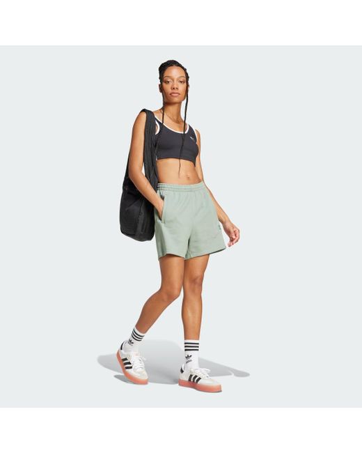 Adidas Green Essentials French Terry Shorts