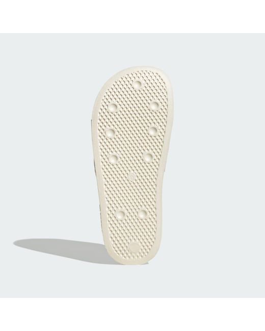 Adidas White Adilette Lite Slides