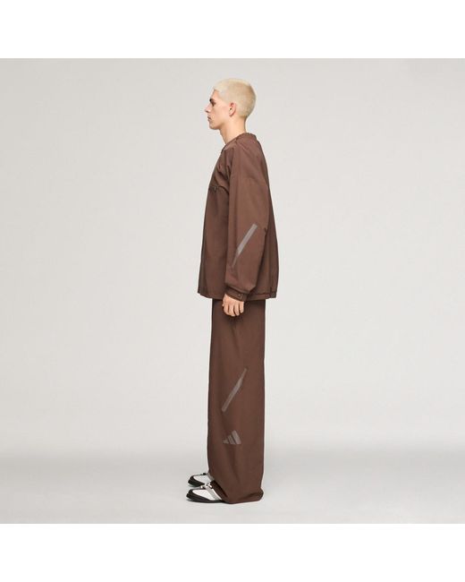Adidas Brown X Entire Studios Z.N.E. Uniform Pant Woven for men