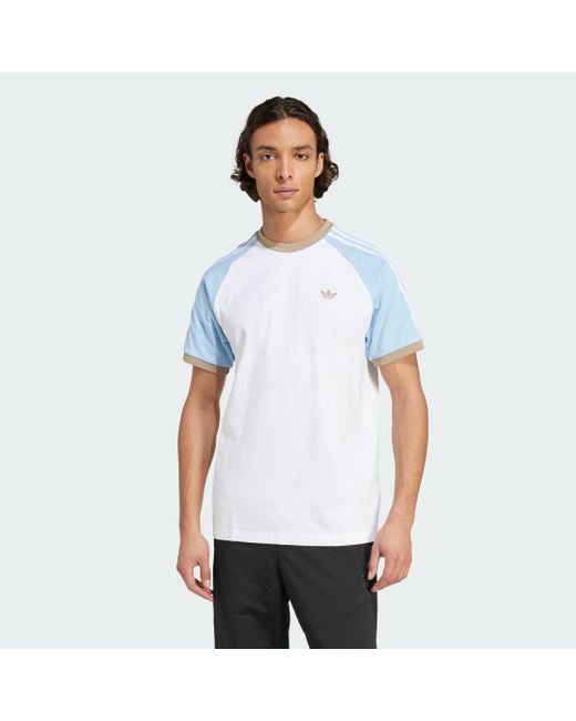 Adidas White Originals Cali T-Shirt for men