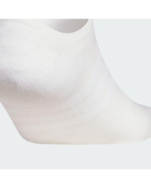 Adidas Black Performance 3 Pack No Show Socks