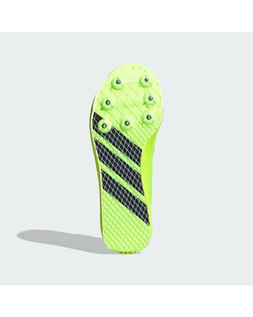 Adidas Green Adizero Tj/Pv Track And Field Shoes