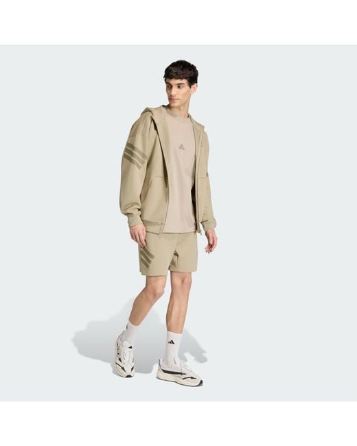 Adidas Natural Future Icons 3-Stripes Shorts for men