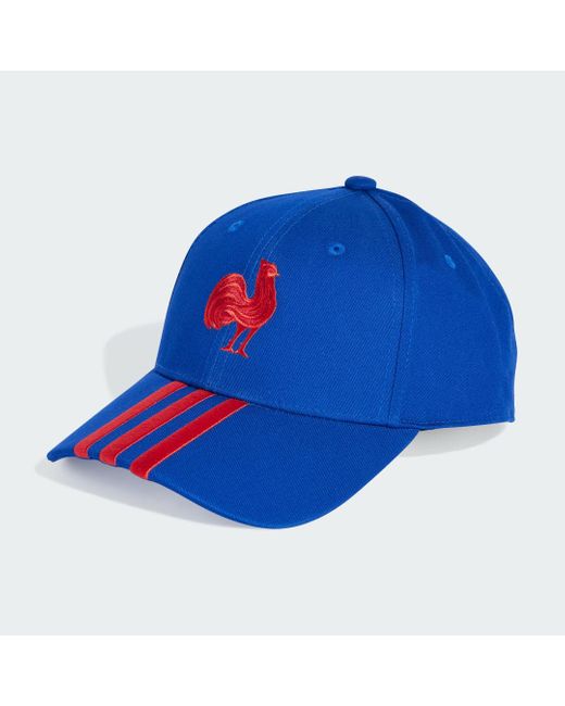 Gorra Baseball Francia 3 Bandas Adidas de color Blue