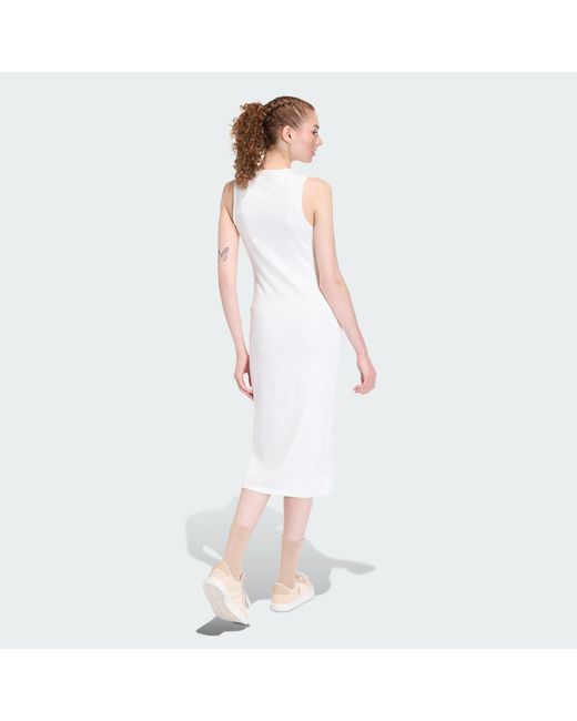 Adidas White All Szn Rib Dress