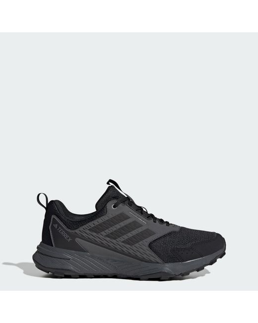 Adidas Black Tracefinder Trail Running Shoes for men