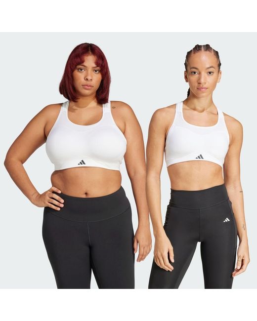 Adidas Gray Tlrd Impact Training High Support Bra