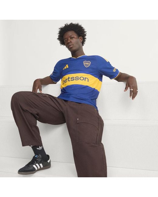Adidas Blue Boca Juniors 26/27 Home Authentic Jersey for men