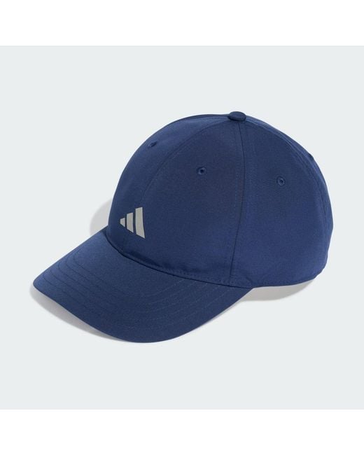 Adidas Blue Running Essential Climacool 6 Panel Baseball Cap